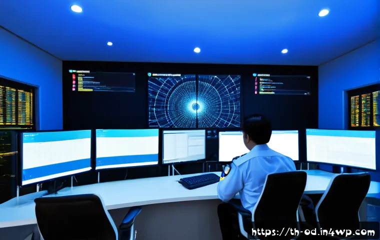 Home 15 SIEM 시스템 구축 시 고려해야 할 보안 정책 - Photorealistic cybersecurity operations center in Bangkok, Thailand, with a diverse Thai security te...